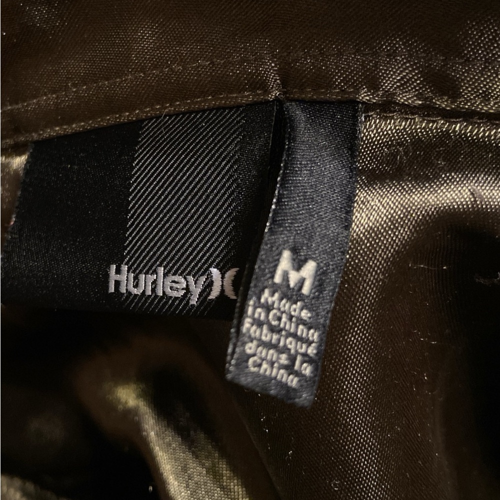 Hurley Army Green Casual Button Down Shirt - Picture 5 of 6